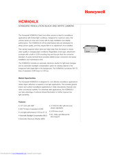 Honeywell HCM404LX Specifications