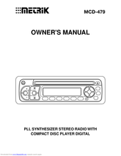 Metrik Mobile Electronics MCD-479 Owner's Manual