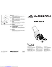 McCulloch PRE5553 Instruction Manual