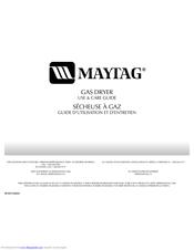 Maytag W10151609A Use & Care Manual