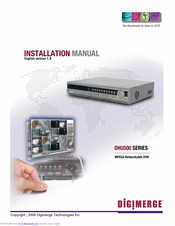 Digimerge DHU500 Installation Manual