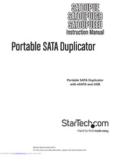 StarTech.com SATDUPUEEU Instruction Manual