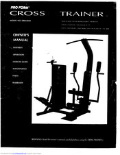 Pro-Form DR852040 Owner's Manual