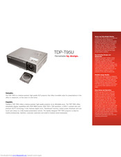 Toshiba TDP-T95U Product Specifications