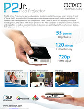AAXA Technologies P2 Jr. Specifications