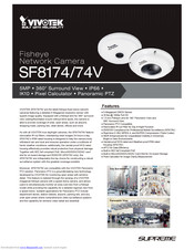 Vivotek SF8174V Specifications