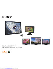 Sony LMD-1530W Manuals | ManualsLib