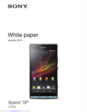 Sony Xperia SP C5302 White Paper