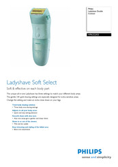 Philips Ladyshave softselect HP6322/03 Specifications
