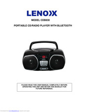 Lenoxx CDB830 User Manual