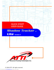 ATTI Shadow Tracke Lite Quick Start User Manual