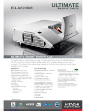 Hitachi ED-A220NM Technical Specifications