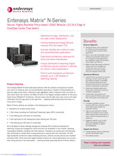 Enterasys Matrix NSA Datasheet