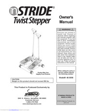 Stamina inSTRIDE Twist Stepper 40-0056 Owner's Manual