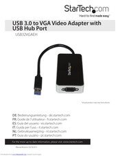 StarTech.com USB32VGAEH Instruction Manual