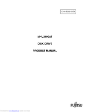 Fujitsu MHU2100AT Product Manual