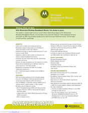 Motorola WR850G Specifications