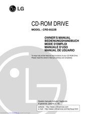 LG CRD-8522B Owner's Manual