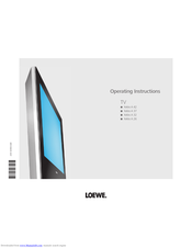Loewe Xelos A 26 Operating Instructions Manual