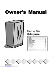 Amana Side By Side Refrigerator Owner's Manual