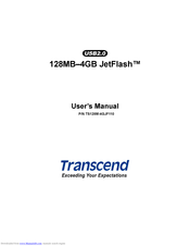 Transcend 128MB-4GB JetFlash User Manual