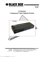 Black Box AC1030A Manual