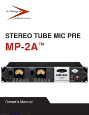 A-Designs MP-2A Series Owner's Manual