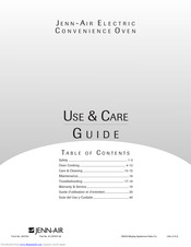 Jenn-Air ELECTRIC CONVENIENCE OVEN Use & Care Manual