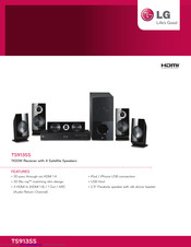 LG TS913SS Features
