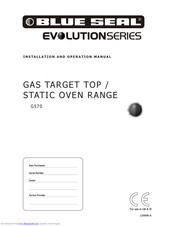 Blue Seal Evolution G570 Installation And Operation Manual