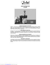 Fritel JE 2550 User Manual