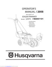 Husqvarna LE475 Operator's Manual