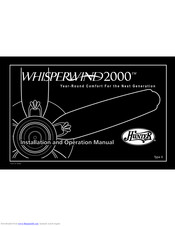 Hunter WHISPERWIND2000 Installation And Operation Manual