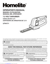 Homelite UT44171 Operator's Manual