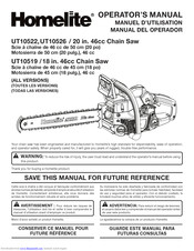 Homelite UT10519 Operator's Manual