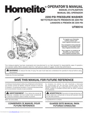 Homelite UT80516 Operator's Manual