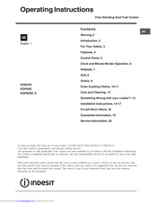 Indesit KD6G35 Operating Instructions Manual