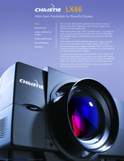 Christie LX66 Specifications