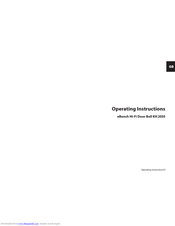 EBENCH KH 2055 Operating Instructions Manual