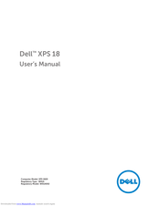 Dell XPS 18 User Manual