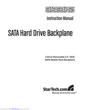 StarTech.com SATSASBAY425 Instruction Manual