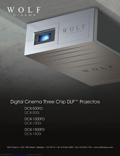 Wolf Cinema DCX-1500FD Specifications