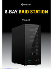 Sharkoon 8-BAY RAID STATION Manual