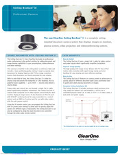 ClearOne Ceiling DocCam II Product Specifications