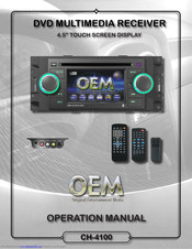 OEM CH-4100 Operation Manual