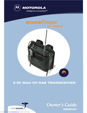 Motorola micomTrooper 2RS - Backpack Owner's Manual