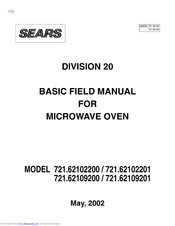 Sears Division 20 721.62102200 Manual