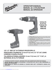 Milwaukee 0502-02 Operator's Manual