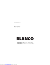 Blanco BSD9XP Instructions For Use Manual
