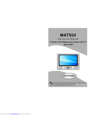 Matsui MAT7DB2656E Instruction Manual
